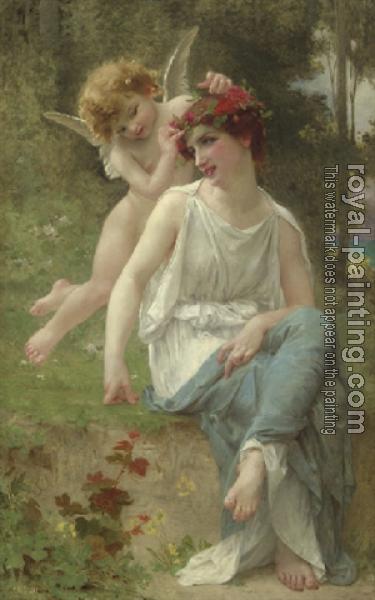 Guillaume Seignac : Cupid adorning a young maiden